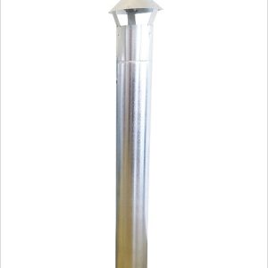 Generic 110mm Flue Pipe with Cowl (11l geyser)